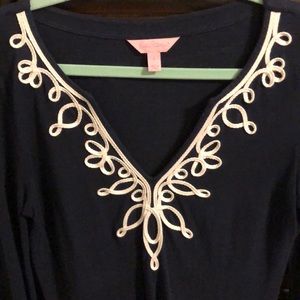 Lilly Pulitzer navy tunic